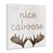 Stupell Industries Nice Caboose Bathroom Moose Canvas Wall Art
